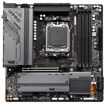 Материнская плата Socket AM5 Gigabyte B650M GAMING X AX (B650) 4*DDR5 1*PCI-Ex16 1*PCI-Ex1 SATA HDMI DP mATX