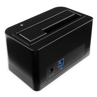 Док-станция Gembird (2.5"/3.5" HDD, блок питания) Black