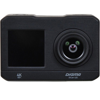 Экшн-камера Digma DiCam 420 4К WiFi, черный