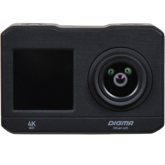 Экшн-камера Digma DiCam 420 4К WiFi, черный