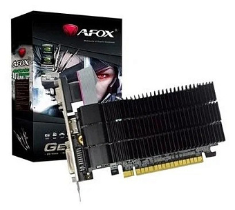 Видеокарта 1Gb AFOX AF210-1024D3L5 (GF210) GDDR3 64bit DVI HDMI VGA