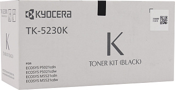 Картридж лазерный Kyocera TK-5230K для P5021cnd/M5521cdw, чёрный