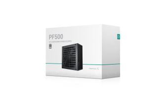 Блок питания 500W Deepcool PF500 (120mm, 20+8pin, 2*8pin, 6*Sata, 2*Molex, 80 PLUS)
