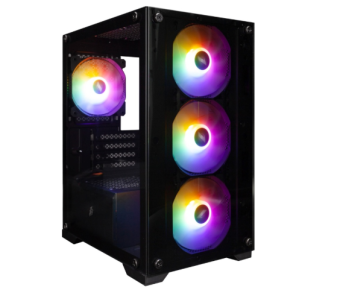 Корпус 1STPLAYER FIREBASE X2-M FRGB mATX Black