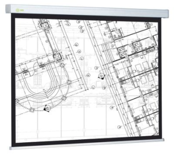 Экран для проектора Cactus 104.6x186см Wallscreen CS-PSW-104X186-BK 16:9 настенно-потолочный рулонный черный