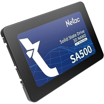Накопитель SSD SATA 960Gb Netac SA500 (TLC, 530/475 Мбайт/сек, 480 TBW)