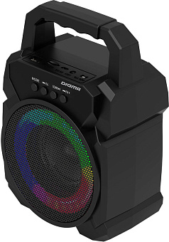 Акустическая система Digma D-PS1500 10W, BT, RGB, 500mAh