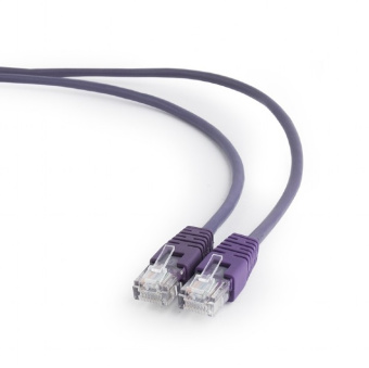 Кабель патч-корд Patch cord кат.5e  0.5м, Cablexpert, многожильный, фиолетовый