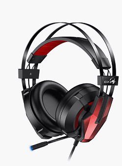 Наушники проводные Genius HS-G710V USB Vibration черный