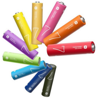 Элемент питания AAA, 1.5V, 10шт, Xiaomi Rainbow Batteries