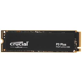 Накопитель SSD M.2 1Tb Crucial P3 Plus (PCI-E 4.0 x4, 5000/3600 Мбайт/сек)