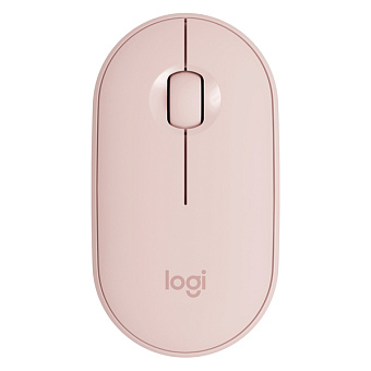Мышь беспроводная Logitech M350 Bluetooth Pebble Rose