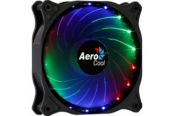 Вентилятор для корпуса 120mm Aerocool COSMO 12 FRGB MOLEX (1000об/мин, 24 дБ, Fixed RGB)