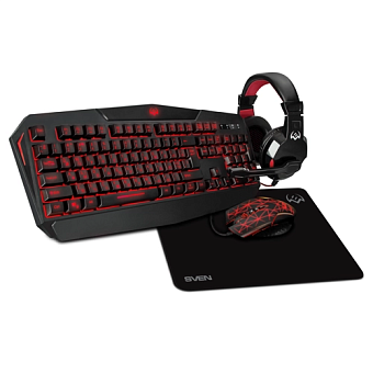 Игровой набор SVEN GS-4300 (мышь, гарнитура и коврик)