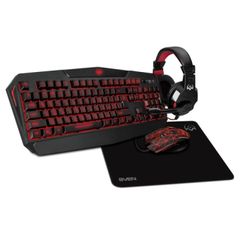 Игровой набор SVEN GS-4300 (мышь, гарнитура и коврик)