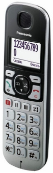 Радиотелефон Panasonic DECT KX-TGE 510 RUS (АОН, серый)