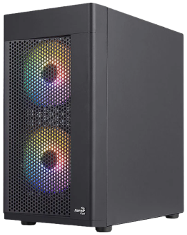Корпус Aerocool HEXFORM-G-BK-v2 USB3.0 mATX Black