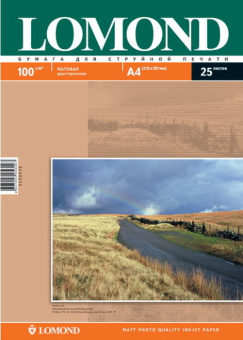 Бумага Lomond [A4] матовая 2х сторонняя, 100гр/м2, 25л