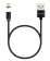 Кабель USB-A < - > Lightning, 1.0м, Maxvi MCm-01L магнитный разъем, черный