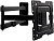 Крепление для телевизора Kromax DIX-18 (22"-55" макс.40кг настенный поворот и наклон) Black