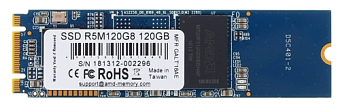 Накопитель SSD M.2 120Gb AMD Radeon R5 R5M120G8 (SATA, 530/530 Мбайт/сек)