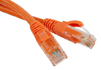 Кабель патч-корд Patch cord кат.5e  1.0м, Cablexpert, многожильный, оранжевый