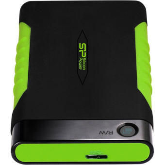 Внешний жесткий диск 1Tb Silicon Power Armor A15 2.5" USB3.0 Black-Green