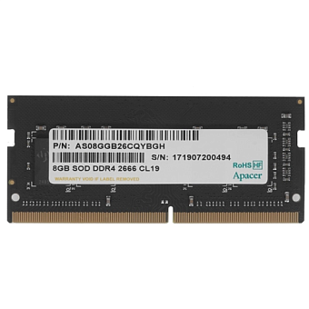 Модуль памяти SODIMM DDR4 8Gb PC4-21300 2666MHz Apacer