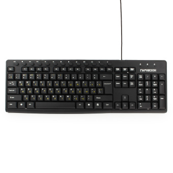 Клавиатура проводная Гарнизон GKM-125 Black