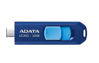 Флешка 32Gb ADATA UC300, USB 3.2 TypeC, синий/голубой
