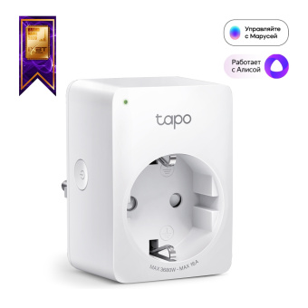 Умная розетка TP-Link Tapo P110 (1-pack) Wi-Fi белый