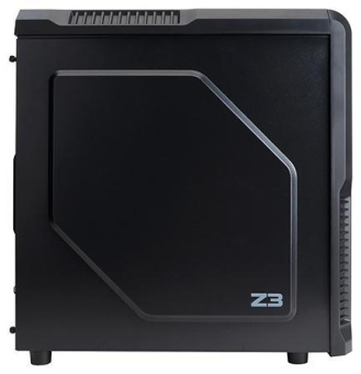 Корпус Zalman Z3 (MidiTower, 1*USB2.0, 2*USB3.0, ATX, без БП) Black