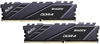 Модуль памяти DDR4 16Gb PC4-28800 3600MHz Netac Black (kit of 2)