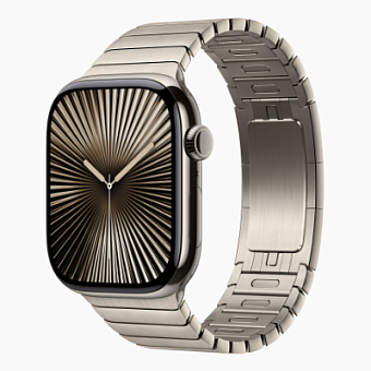 Смарт-часы Apple Watch Series 10 46mm Titanium Link Bracelet Natural