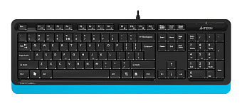 Клавиатура проводная A4Tech Fstyler FK10 Black-Blue