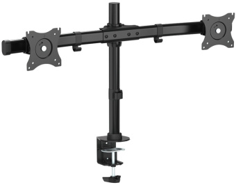 Крепление для монитора Arm Media LCD-T42 (на 2 монитора, наклонно-поворотный, 15-32", 2х10 кг) черный