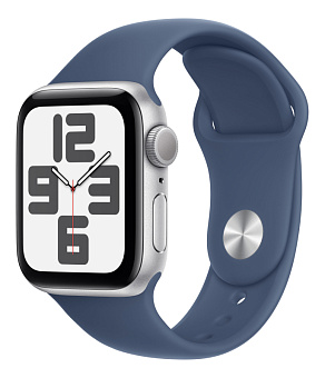 Смарт-часы Apple Watch SE 2024 40mm Sport Band Silver