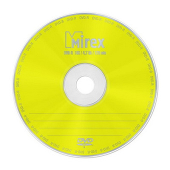 Диск DVD-R 4,7Gb Mirex 16x Slim Case