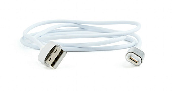 Кабель магнитный USB-A - Lightning, 1.0м, Cablexpert, алюминиевые разъемы, коробка