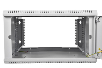 Шкаф коммутационный ЦМО (ШРН-Э-6.350) 6U 600x350мм пер.дв.стекл несъемн.бок.пан.