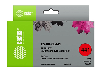 Картридж струйный CACTUS  CS-EPT969, для Canon, 90мл, многоцветный