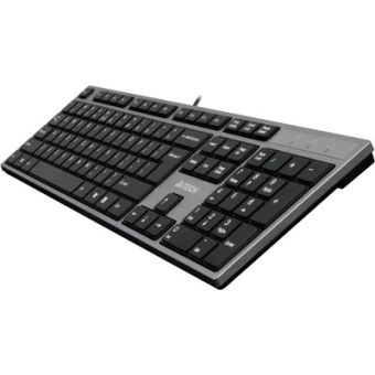 Клавиатура проводная A4 Tech KD-300 X-Slim USB grey