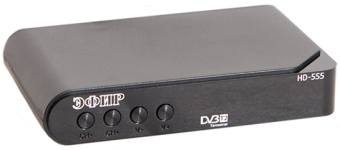 Тюнер TV Сигнал Эфир HD-555 DVB-T2, черный
