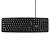 Клавиатура проводная Gembird KB-8320U USB (желтая кир.) 2.0m Black