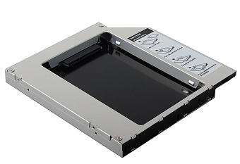 Адаптер AgeStar SSMR2S (HDD, SSD вместо Sata привода в ноутбук) 12.7мм