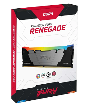 Модуль памяти DDR4 32Gb PC4-25600 3200MHz Kingston Fury Beast Renegade RGB (kit of 2)