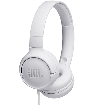 Наушники проводные JBL T500 jack 3.5mm White