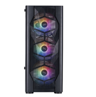 Корпус 1STPLAYER D4-BK-4F1 FRGB ATX Black