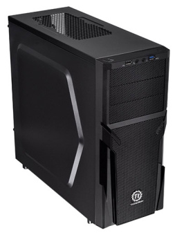 Корпус Thermaltake Versa H21 (429x209x480мм, 4.5 кг, 2*USB, ATX, без БП) Black