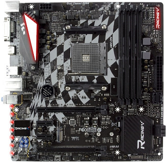Материнская плата Socket AM4 Biostar X470GTQ (X470) 4*DDR4 2*PCI-Ex1 2*PCI-Ex16 4*SATA DVI HDMI ATX